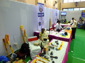 The Stalls at the Hamfest India 2013.